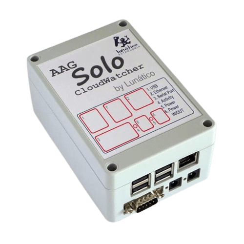 Enhances CloudWatcher with low power, web server, and extended lifespan.