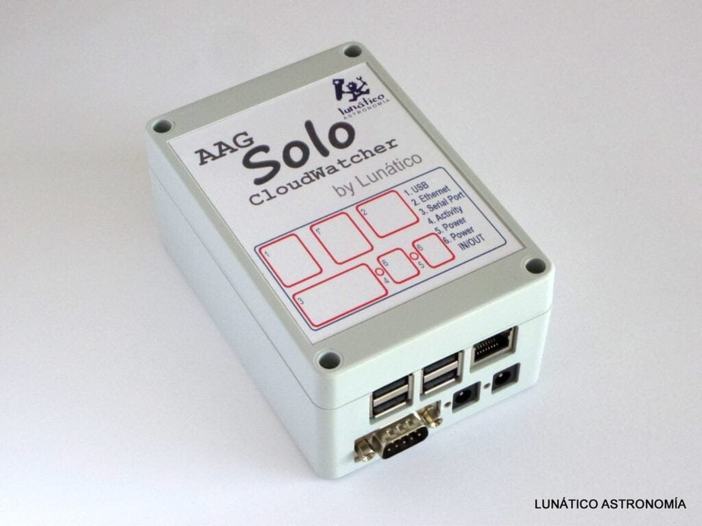 SOLO CLOUDWATCHER, an advanced cloud detection device for accurate sky condition monitoring.
